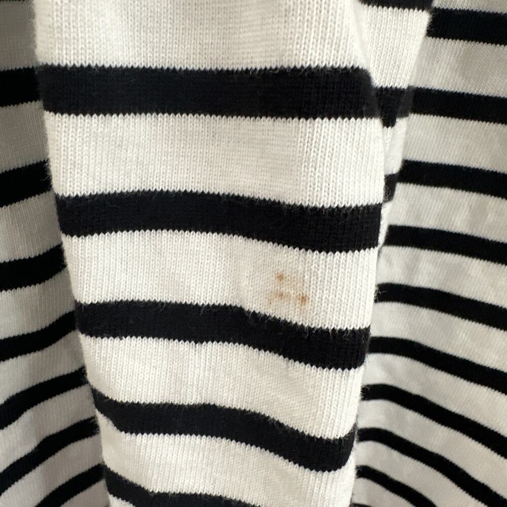 Kate Spade Broome Street Black And White Striped Embroidered Mini Dress Size S - Picture 12 of 13